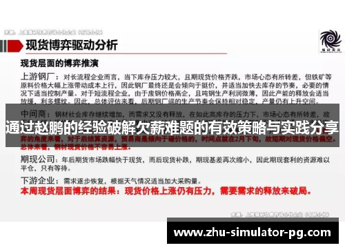 通过赵鹏的经验破解欠薪难题的有效策略与实践分享